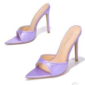 Purple stilettos size 10